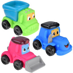 Minkštų automobilių rinkinys Jokomisiada, 3 vnt. kaina ir informacija | Žaislai berniukams | pigu.lt