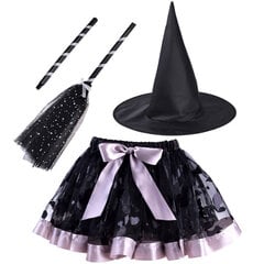 Kostiumas Ragana, juodas kaina ir informacija | Karnavaliniai kostiumai | pigu.lt