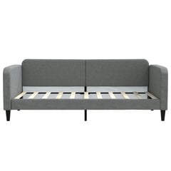 Sofa-lova vidaXL, 90x190 cm, pilka цена и информация | Кровати | pigu.lt