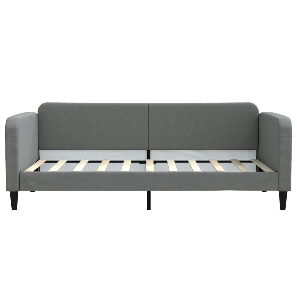 Sofa-lova vidaXL, 90x190 cm, pilka kaina ir informacija | Lovos | pigu.lt