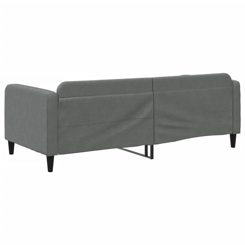 Sofa-lova vidaXL, 90x190 cm, pilka kaina ir informacija | Lovos | pigu.lt