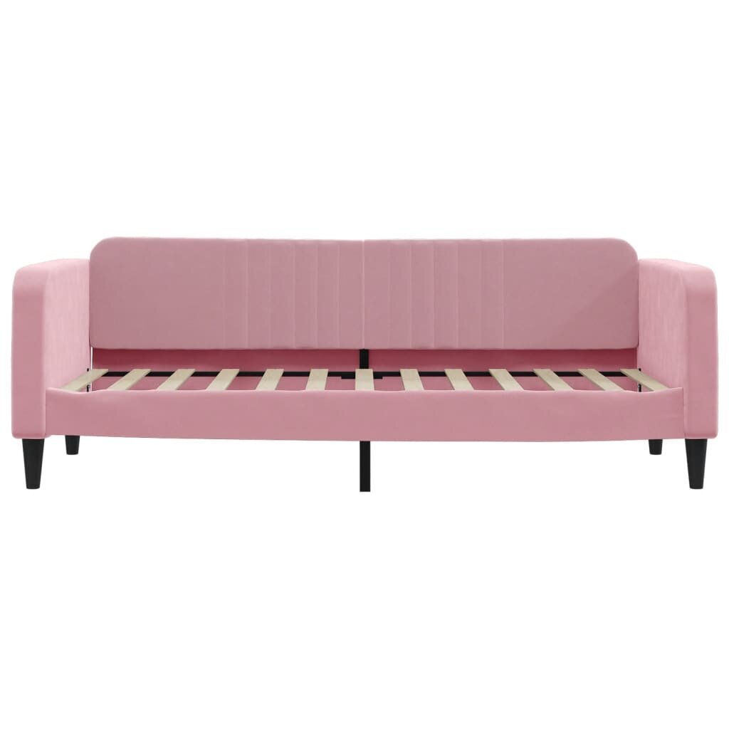 Sofa-lova vidaXL, 80x200 cm, rožinė kaina ir informacija | Lovos | pigu.lt