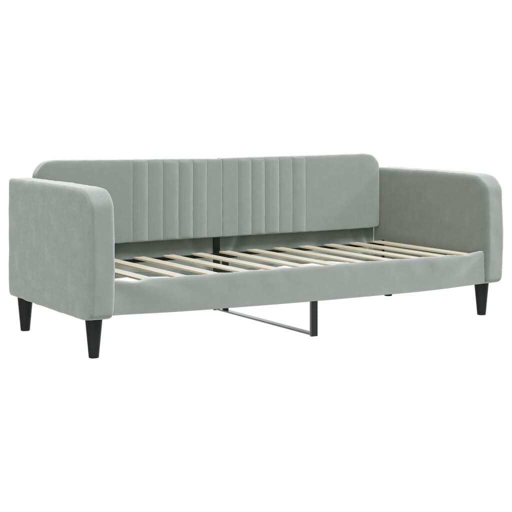 Sofa-lova vidaXL, 80x200 cm, pilka kaina ir informacija | Lovos | pigu.lt