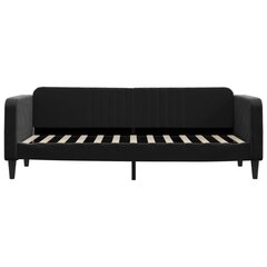 Sofa-lova vidaXL, 80x200 cm, juoda kaina ir informacija | Lovos | pigu.lt