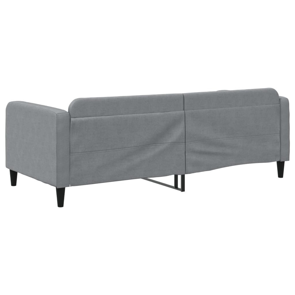 Sofa-lova vidaXL, 90x190 cm, pilka kaina ir informacija | Lovos | pigu.lt