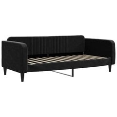 Sofa-lova vidaXL, 100x200 cm, juoda kaina ir informacija | Lovos | pigu.lt