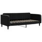 Sofa-lova vidaXL, 100x200 cm, juoda цена и информация | Lovos | pigu.lt