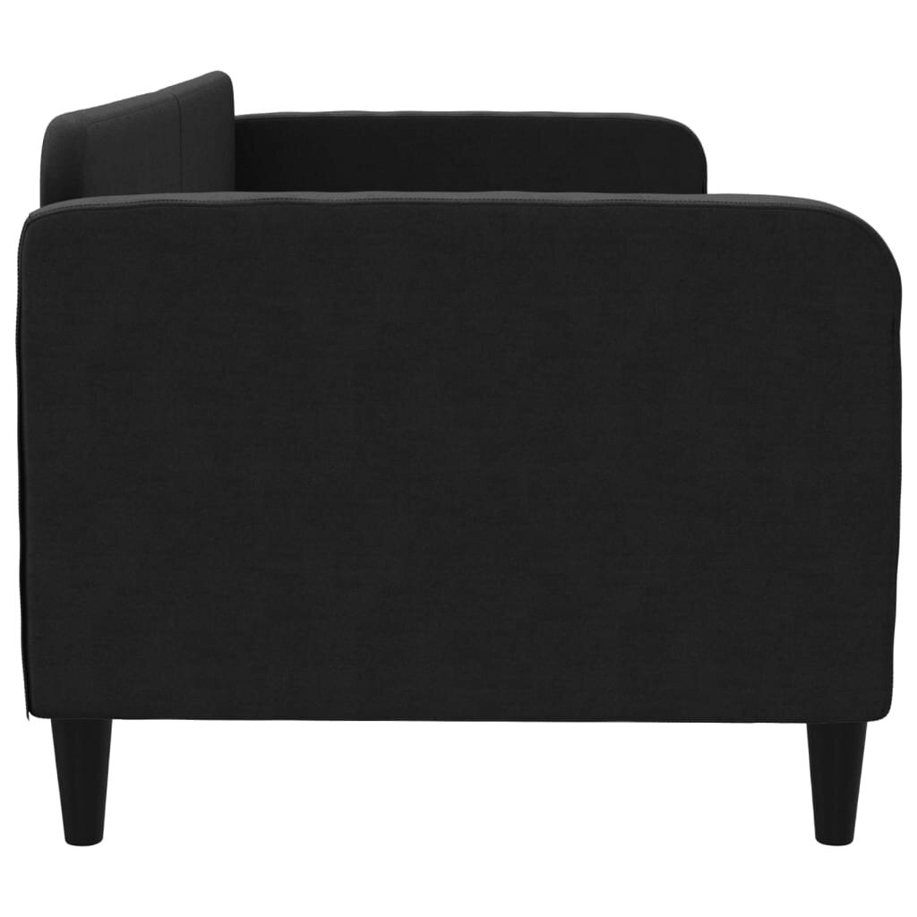 Sofa-lova vidaXL, 80x200 cm, juoda kaina ir informacija | Lovos | pigu.lt