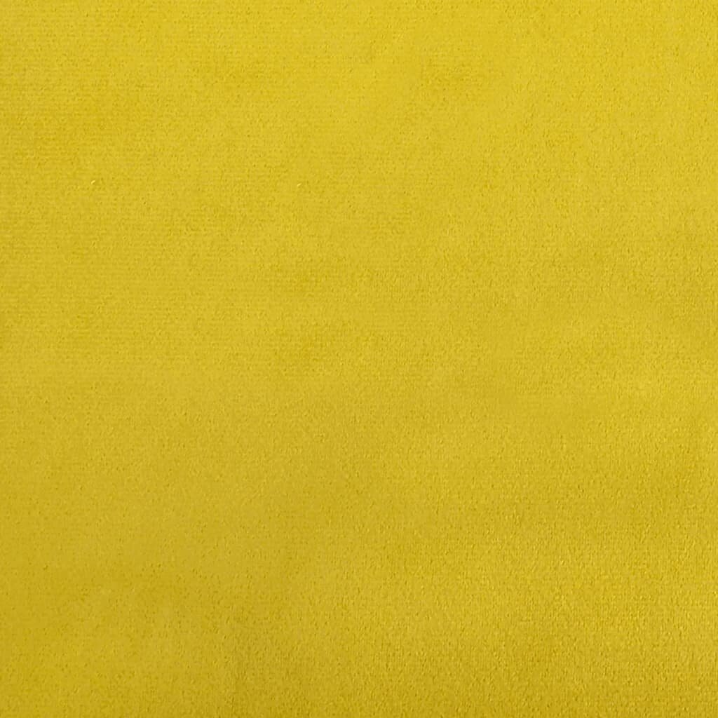 Sofa-lova vidaXL, 100x200 cm, geltona kaina ir informacija | Lovos | pigu.lt