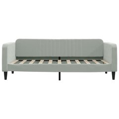 Sofa-lova vidaXL, 90x190 cm, pilka kaina ir informacija | Lovos | pigu.lt