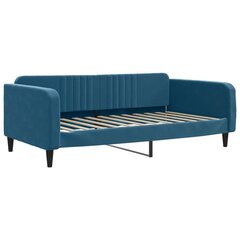 Sofa-lova vidaXL, 100x200 cm, mėlyna kaina ir informacija | Lovos | pigu.lt