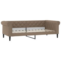 Sofa-lova vidaXL, 90x200 cm, ruda цена и информация | Кровати | pigu.lt
