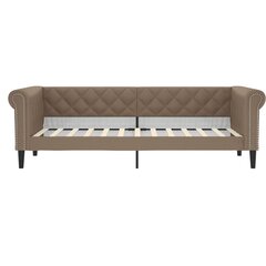 Sofa-lova vidaXL, 90x200 cm, ruda kaina ir informacija | Lovos | pigu.lt
