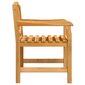 8-ių dalių sodo kėdžių komplektas vidaXL , rudas цена и информация | Lauko kėdės, foteliai, pufai | pigu.lt