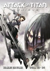 Attack on Titan Omnibus 12 (Vol. 33-34) цена и информация | Фантастика, фэнтези | pigu.lt