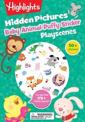 Baby Animal Hidden Pictures Puffy Sticker Playscenes kaina ir informacija | Knygos paaugliams ir jaunimui | pigu.lt