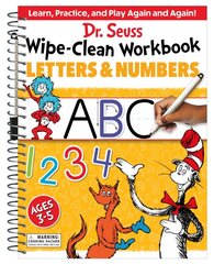 Dr. Seuss Wipe-Clean Workbook: Letters and Numbers: Activity Workbook for Ages 3-5 kaina ir informacija | Knygos paaugliams ir jaunimui | pigu.lt