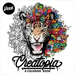 Creatopia: A Coloring Book kaina ir informacija | Saviugdos knygos | pigu.lt