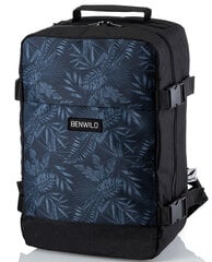 Rankinio bagažo krepšys Benwild Jungle, mėlynas, 40x20x25 cm kaina ir informacija | Lagaminai, kelioniniai krepšiai | pigu.lt