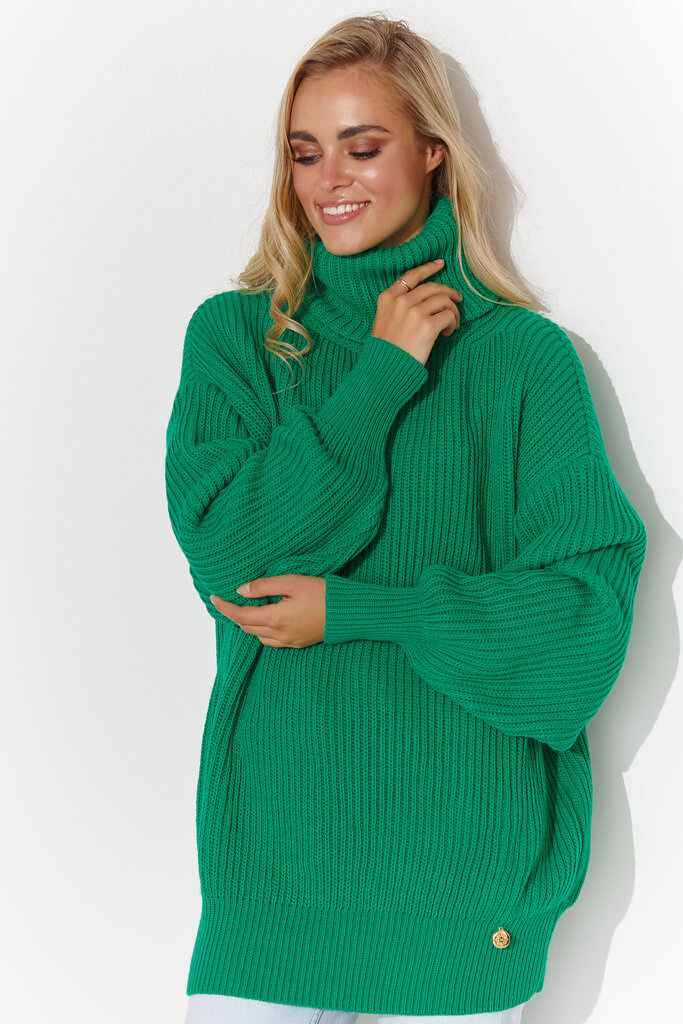 Megztinis moterims Makadamia, žalias цена и информация | Megztiniai moterims | pigu.lt