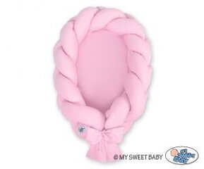 Lizdelis kūdikiui My Sweet Baby 2in1, rožinis цена и информация | Детские подушки, конверты, спальники | pigu.lt