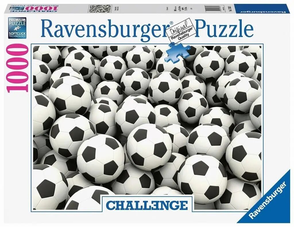 Dėlionė Ravensburger Futbolas, 1000 d. kaina ir informacija | Dėlionės (puzzle) | pigu.lt