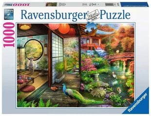 Dėlionė Ravensburger Japonų Herbac Iarnia, 1000 d. kaina ir informacija | Dėlionės (puzzle) | pigu.lt