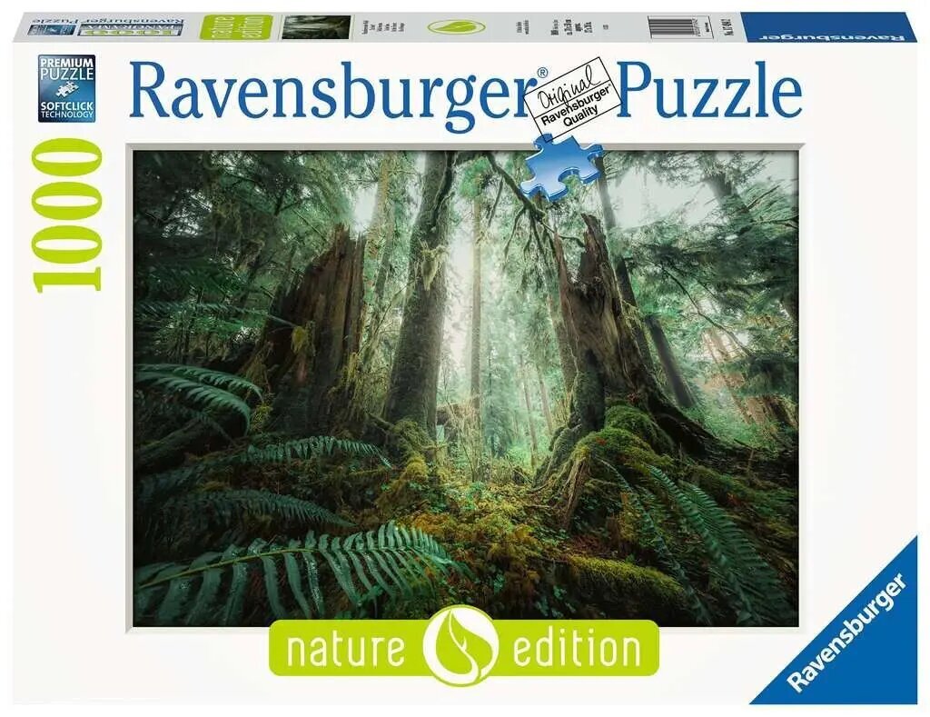 Dėlionė Ravensburger Miškas, 1000 d. kaina ir informacija | Dėlionės (puzzle) | pigu.lt