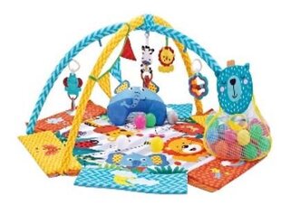 Edukacinis kilimėlis kūdikiams su žaislais, mėlynas kaina ir informacija | Lavinimo kilimėliai | pigu.lt