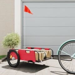 Krovininė dviračio priekaba, raudona цена и информация | Прицепы для велосипеда | pigu.lt