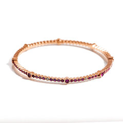 The Elegance Bangle Браслет из серебра 925 пробы, покрытый 18-каратным золотом. цена и информация | Женские браслеты | pigu.lt