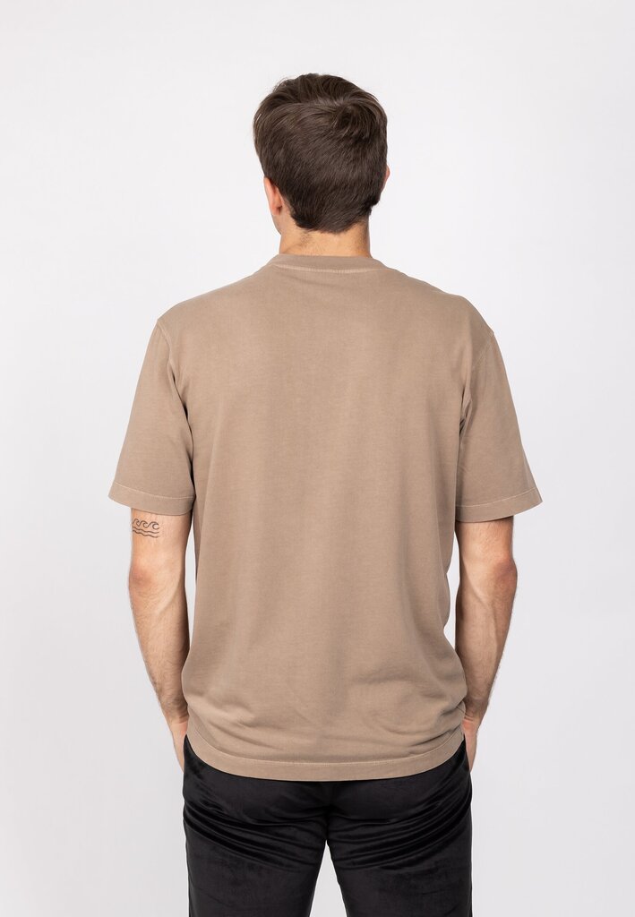 Marškinėliai vyrams Marat Flock, rudi kaina ir informacija | Vyriški marškinėliai | pigu.lt