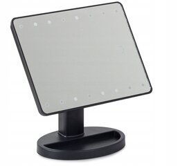 180° besisukantis LED kosmetinis veidrodis su apšvietimu GlamMirror kaina ir informacija | Kosmetinės, veidrodėliai | pigu.lt