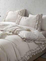 Комплект постельного белья Ruffle Decor (220x230 см), 3 части, бежевый цена и информация | Комплекты постельного белья | pigu.lt