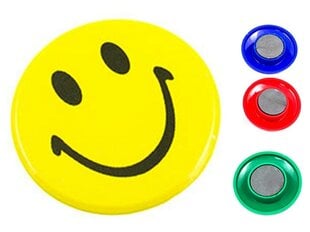 Šaldytuvo magnetai Smile, 8 vnt. kaina ir informacija | Virtuvės įrankiai | pigu.lt