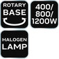 Halogeninis infraraudonųjų spindulių šildytuvas NEO 90-114, 1200 W kaina ir informacija | Šildytuvai | pigu.lt