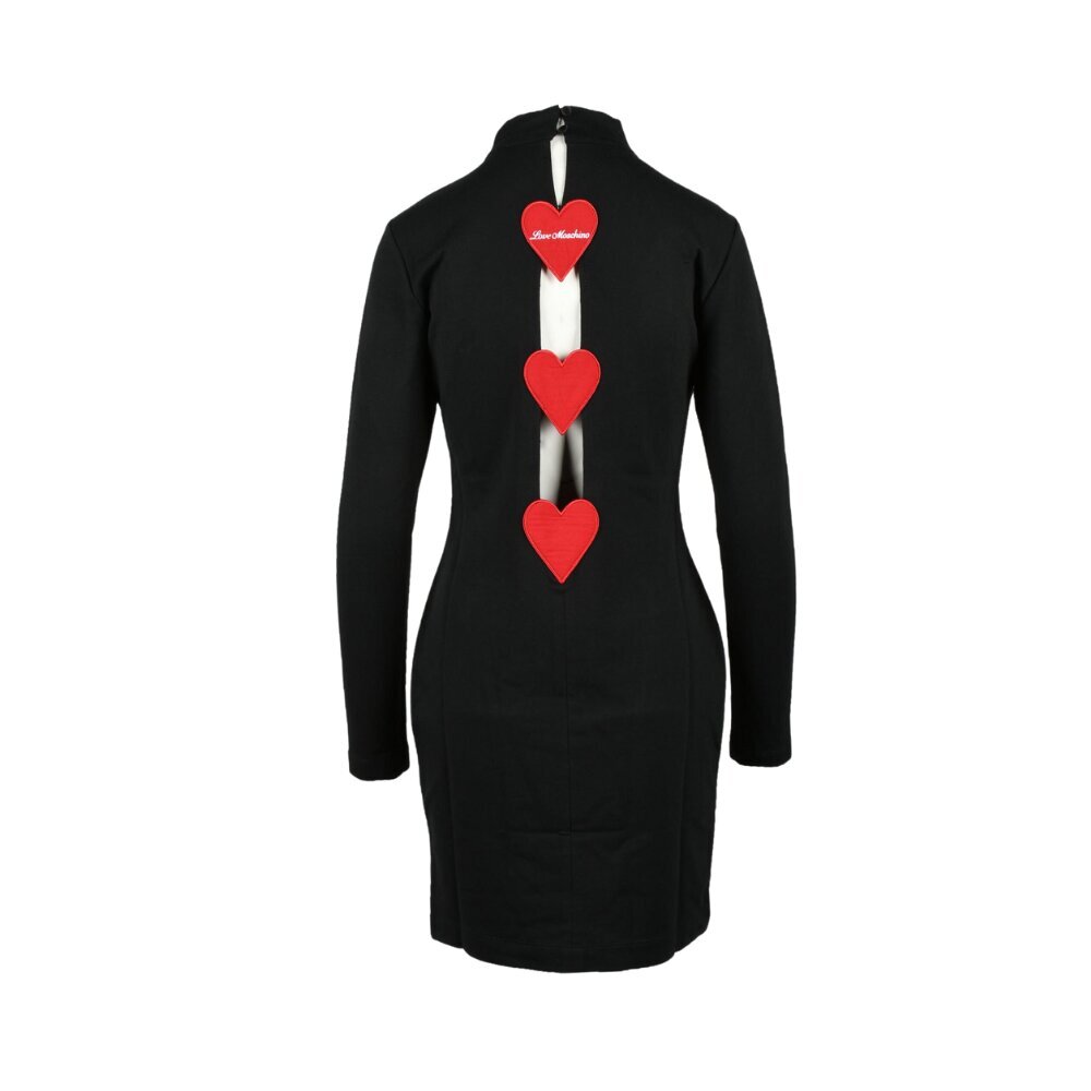 Love Moschino suknelė moterims, juoda kaina ir informacija | Suknelės | pigu.lt