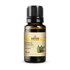 Kardamonų eterinis aliejus Sattva Ayurveda, 10 ml цена и информация | Эфирные, косметические масла, гидролаты | pigu.lt