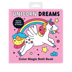 Unicorn Dreams Color Magic Bath Book цена и информация | Книги для самых маленьких | pigu.lt