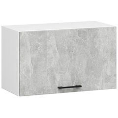 Кухонный шкаф Akord Oliwia W60 1D, белый/серый цвет цена и информация | Кухонные шкафчики | pigu.lt