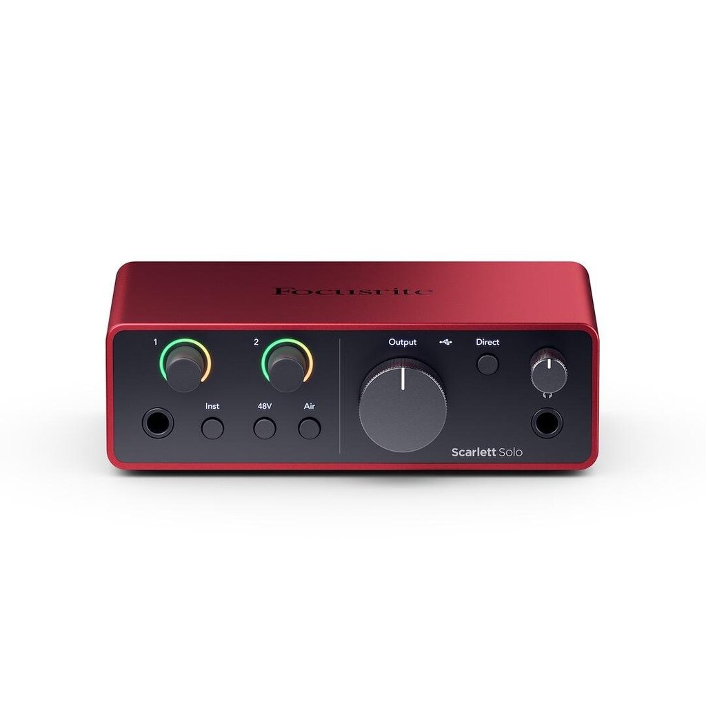 Focusrite Scarlett Solo 4th Gen цена и информация | Garso plokštės | pigu.lt