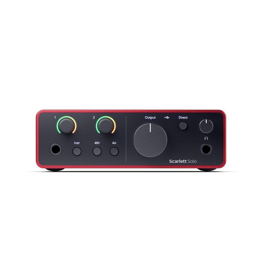 Focusrite Scarlett Solo 4th Gen цена и информация | Garso plokštės | pigu.lt