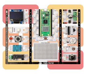 PicoBricks Zero to Hero Kit - Raspberry Pi Pico kūrimo rinkinys цена и информация | Электроника с открытым кодом | pigu.lt