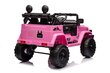 Dvivietis vaikiškas elektrinis visureigis Toyota FJ Pink 4x4, rožinis kaina ir informacija | Elektromobiliai vaikams | pigu.lt