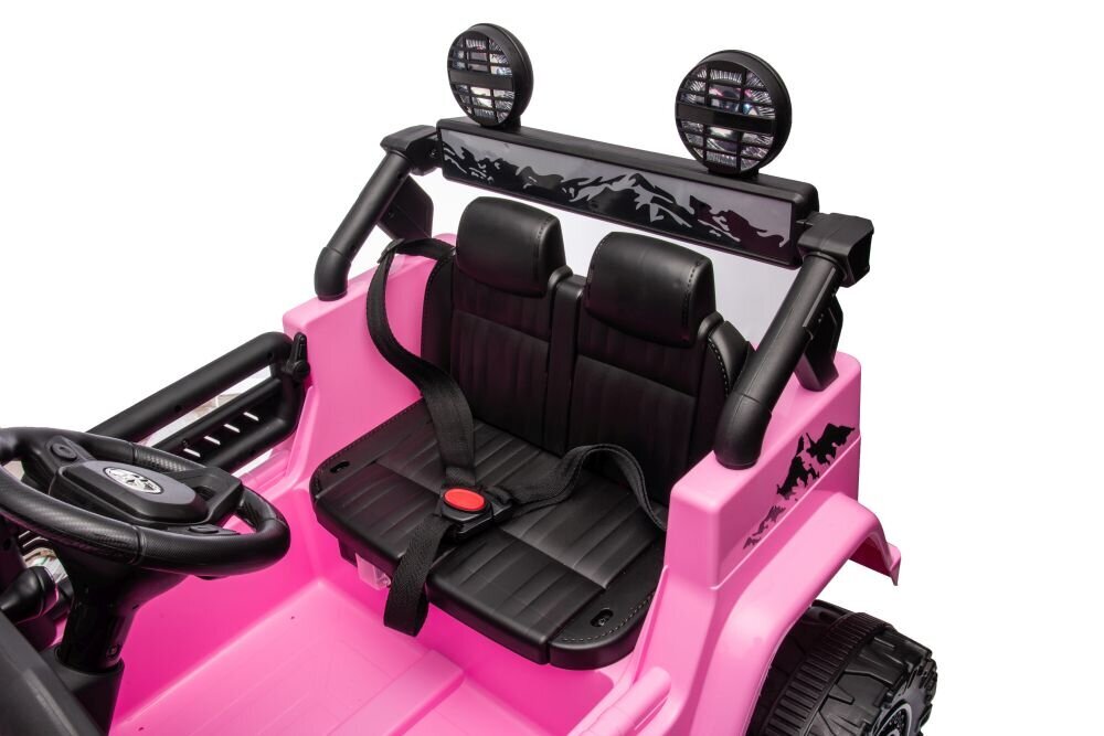 Dvivietis vaikiškas elektrinis visureigis Toyota FJ Pink 4x4, rožinis kaina ir informacija | Elektromobiliai vaikams | pigu.lt