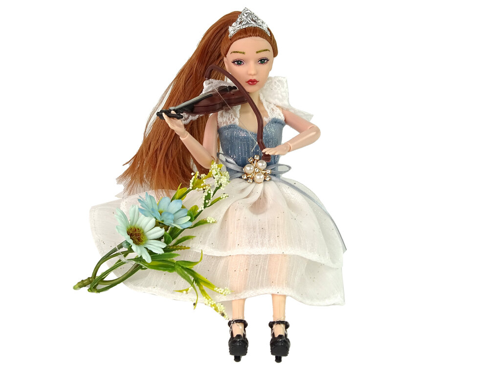 Lėlė Emily su smuiku ir gėlėmis kaina ir informacija | Žaislai mergaitėms | pigu.lt