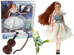 Lėlė Emily su smuiku ir gėlėmis kaina ir informacija | Žaislai mergaitėms | pigu.lt