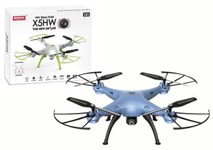 Rc dronas vaikams Syma X5HW, mėlynas kaina ir informacija | Žaislai berniukams | pigu.lt