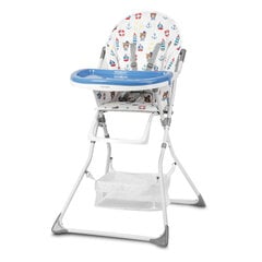 Детский стульчик Eldo, белый/голубой цена и информация | Стульчики для кормления | pigu.lt