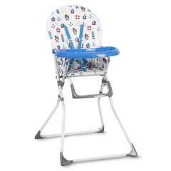 Maitinimo kėdutė su staliuku Ricokids Fando, blue kaina ir informacija | Maitinimo kėdutės | pigu.lt